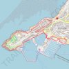 Itinéraire CAP S - Triathlon de Granville 2026, distance, dénivelé, altitude, carte, profil, trace GPS