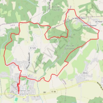 Itinéraire Galop Romain, distance, dénivelé, altitude, carte, profil, trace GPS
