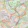 Itinéraire Luxembourg, distance, dénivelé, altitude, carte, profil, trace GPS