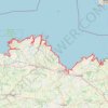 Itinéraire GR34 dans les Côtes d'Armor, distance, dénivelé, altitude, carte, profil, trace GPS