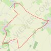 Itinéraire Wanquetin - Lattre - Hauteville - Fosseux, distance, dénivelé, altitude, carte, profil, trace GPS