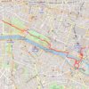 Itinéraire Paris, distance, dénivelé, altitude, carte, profil, trace GPS