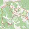 Itinéraire De Luzech à Castelfranc, distance, dénivelé, altitude, carte, profil, trace GPS