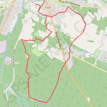 Itinéraire Casteljaloux, porte de la forêt landaise - Pays Val de Garonne - Gascogne, distance, dénivelé, altitude, carte, profil, trace GPS