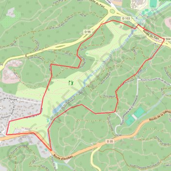 Itinéraire La balade de la pleine lune, distance, dénivelé, altitude, carte, profil, trace GPS