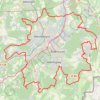 Itinéraire Pays de Montbéliard agglomération, distance, dénivelé, altitude, carte, profil, trace GPS