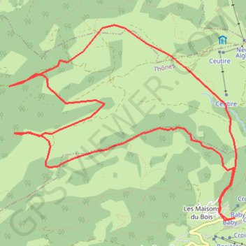 Itinéraire Plateau de Beauregard (de la Croix Fry), distance, dénivelé, altitude, carte, profil, trace GPS