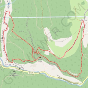 Itinéraire new, distance, dénivelé, altitude, carte, profil, trace GPS