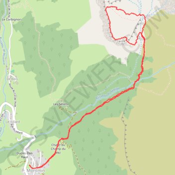 Itinéraire Rochers du Charvet, distance, dénivelé, altitude, carte, profil, trace GPS