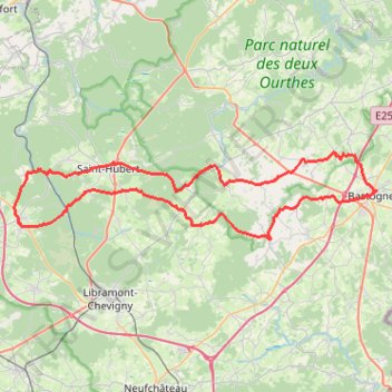 Itinéraire la libinoise, distance, dénivelé, altitude, carte, profil, trace GPS