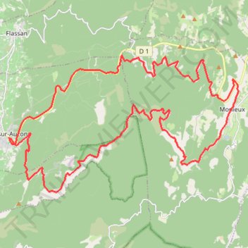 Itinéraire 456550, distance, dénivelé, altitude, carte, profil, trace GPS