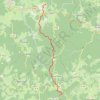Itinéraire Bibracte - Arleuf, distance, dénivelé, altitude, carte, profil, trace GPS