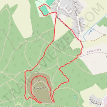 Itinéraire Tracks_4,250 km, distance, dénivelé, altitude, carte, profil, trace GPS