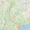 Itinéraire 25 mars 2022 à 15:03, distance, dénivelé, altitude, carte, profil, trace GPS