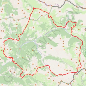 Itinéraire tourduQueyras_unified, distance, dénivelé, altitude, carte, profil, trace GPS