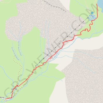 Itinéraire La Grave Lac du Goleon, distance, dénivelé, altitude, carte, profil, trace GPS