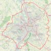 Itinéraire Un tour de Toulouse, distance, dénivelé, altitude, carte, profil, trace GPS