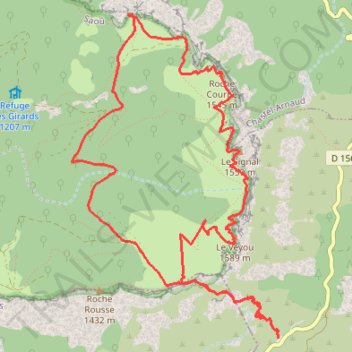 Itinéraire 3 becs, distance, dénivelé, altitude, carte, profil, trace GPS