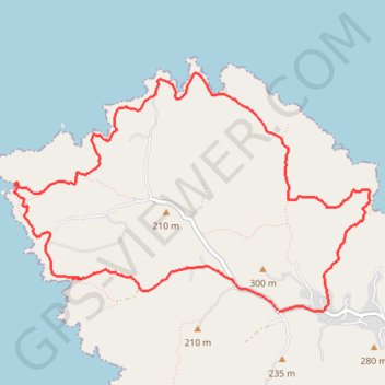 Itinéraire Les criques du nord ouest de Folegandros, distance, dénivelé, altitude, carte, profil, trace GPS