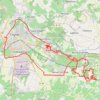 Itinéraire circuit 1 dimanche 54 km avec point sécurité, distance, dénivelé, altitude, carte, profil, trace GPS