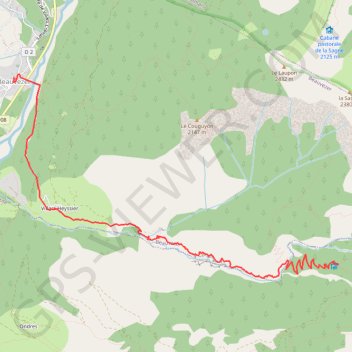 Itinéraire Gorges de Saint-Pierre, distance, dénivelé, altitude, carte, profil, trace GPS