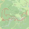 Itinéraire La Roque et Buron du Pendouliou de Fabrègues, distance, dénivelé, altitude, carte, profil, trace GPS