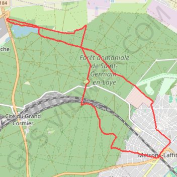 Itinéraire L'étang du Corra, distance, dénivelé, altitude, carte, profil, trace GPS