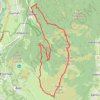 Itinéraire Crêtes de la Serre d'Azet, Tuc de Labatiadère depuis Grailhen, distance, dénivelé, altitude, carte, profil, trace GPS