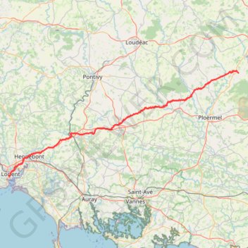 Itinéraire ors-export-linestring, distance, dénivelé, altitude, carte, profil, trace GPS