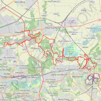 Itinéraire Grand V 2023 77 kms-17210644, distance, dénivelé, altitude, carte, profil, trace GPS