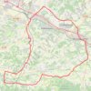 Itinéraire VCBJ38A, distance, dénivelé, altitude, carte, profil, trace GPS