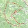 Itinéraire Solutré et Vergisson par le mont Pouilly, distance, dénivelé, altitude, carte, profil, trace GPS