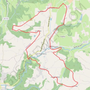 Itinéraire Le bourg fleuri, distance, dénivelé, altitude, carte, profil, trace GPS