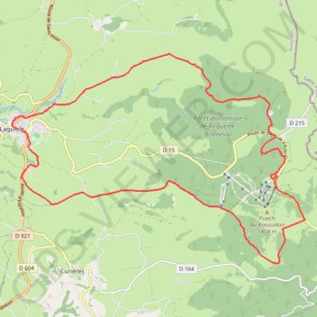 Itinéraire ll, distance, dénivelé, altitude, carte, profil, trace GPS