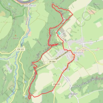 Itinéraire Werschrummschlürf, distance, dénivelé, altitude, carte, profil, trace GPS