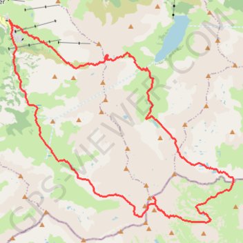 Itinéraire Tour du Mont Thabor, distance, dénivelé, altitude, carte, profil, trace GPS