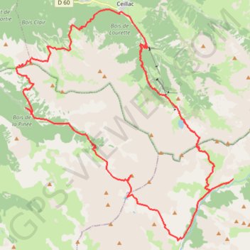 Itinéraire Track no: 1, distance, dénivelé, altitude, carte, profil, trace GPS