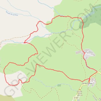 Itinéraire Cascade de SAUTE AURE, distance, dénivelé, altitude, carte, profil, trace GPS
