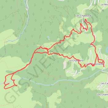 Itinéraire Combe de la Légette, distance, dénivelé, altitude, carte, profil, trace GPS
