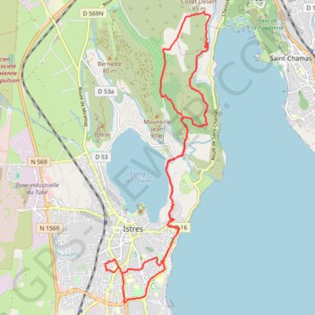 Itinéraire Istr Sulauze 03, distance, dénivelé, altitude, carte, profil, trace GPS