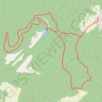 Itinéraire Roche Pompon, distance, dénivelé, altitude, carte, profil, trace GPS