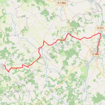 Itinéraire Champagne-Mouton-Confolens, distance, dénivelé, altitude, carte, profil, trace GPS