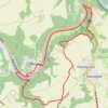 Itinéraire DINANT-ANSEREMME* - Chemin des Alpinistes - Les Cascatelles, distance, dénivelé, altitude, carte, profil, trace GPS