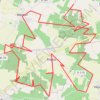 Itinéraire C O VTT Mareuil 16, distance, dénivelé, altitude, carte, profil, trace GPS