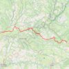 Itinéraire J5 Bessuéjouls Figeac, distance, dénivelé, altitude, carte, profil, trace GPS