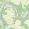 Itinéraire HASTIERE - Blaimont, distance, dénivelé, altitude, carte, profil, trace GPS