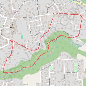 Itinéraire Balade autour de Saint-Genis-Les-Ollieres, distance, dénivelé, altitude, carte, profil, trace GPS